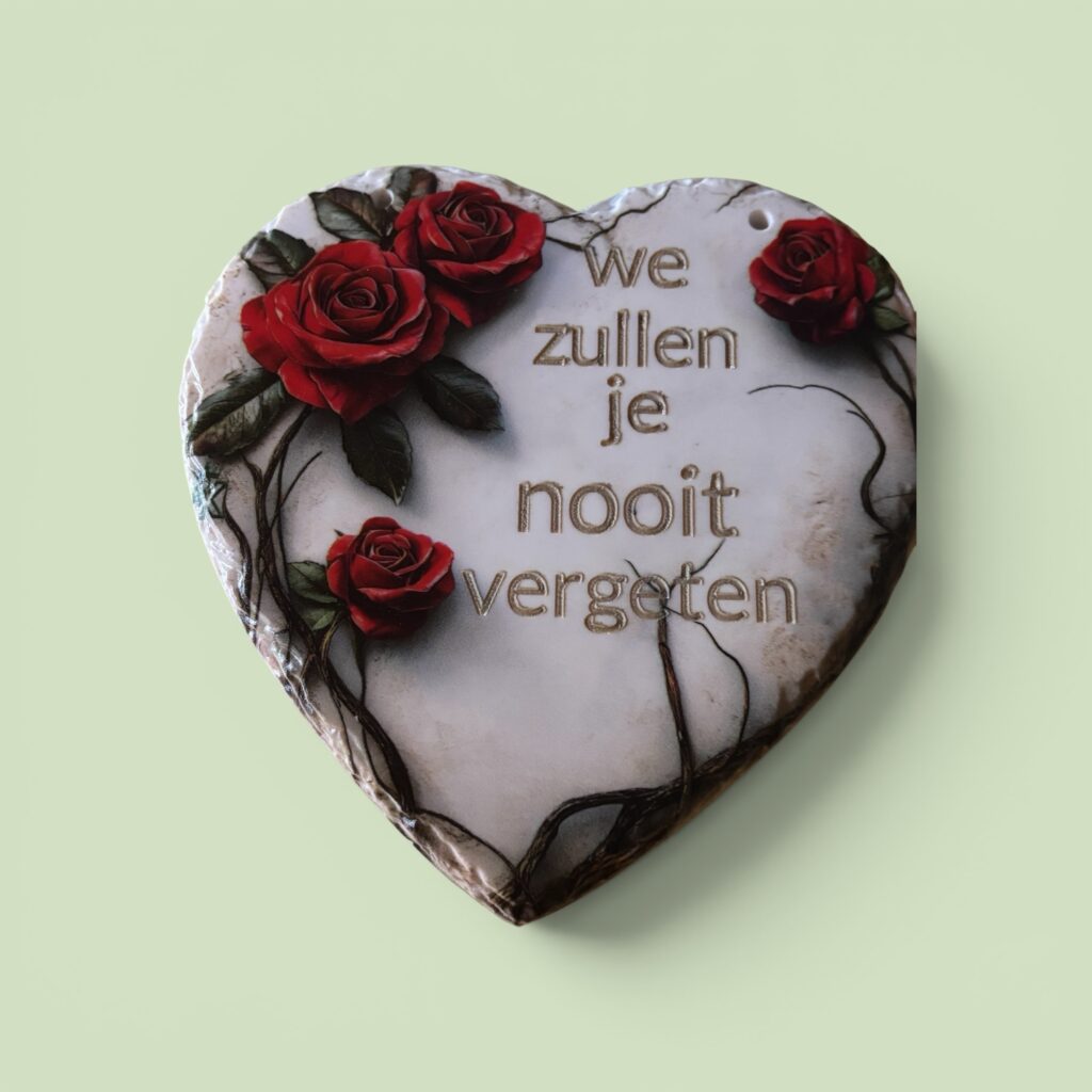 hartje in harde plastiek